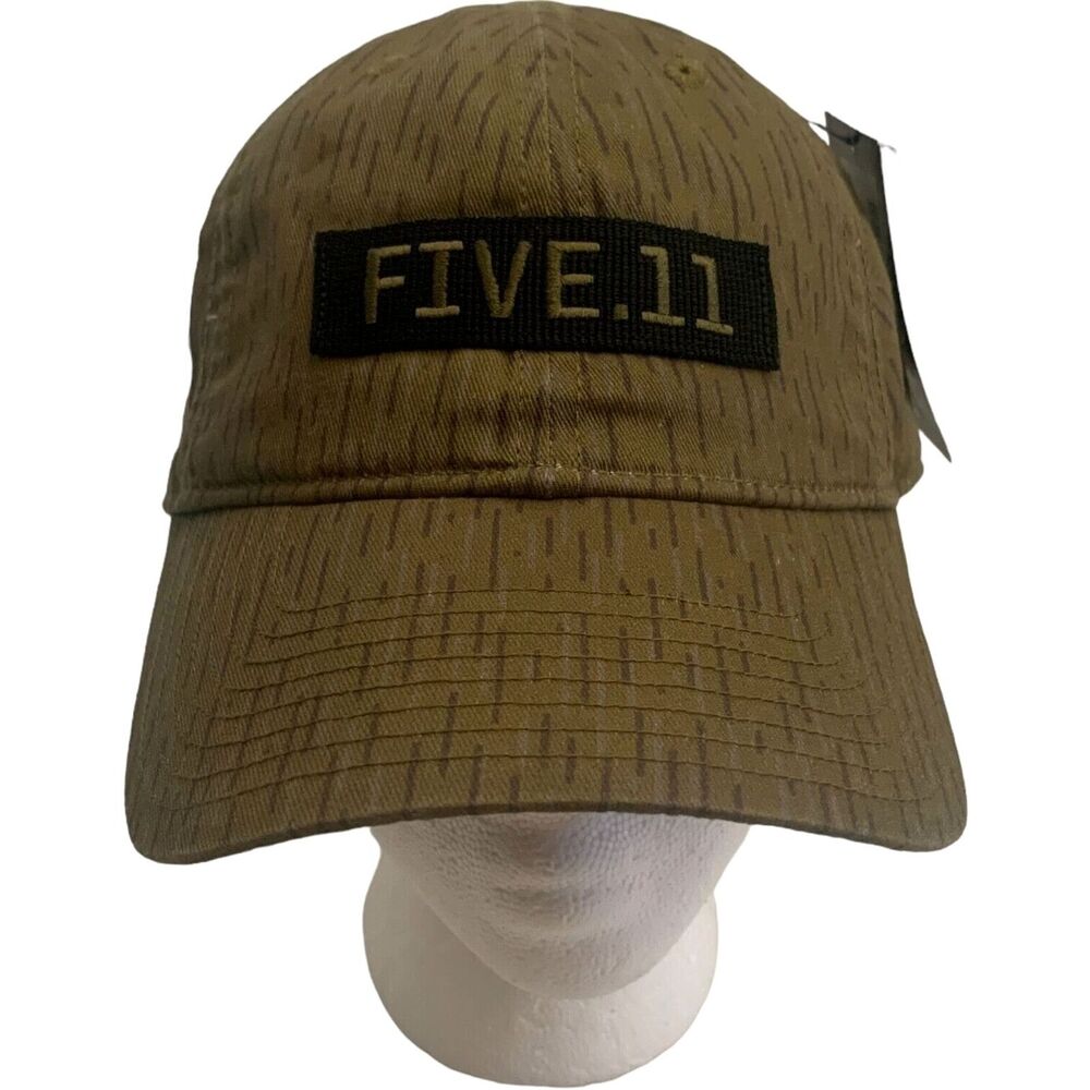 5.11 Five.11 Hat Adjsutable Rifle Green Striped Cap Hat Brand New
